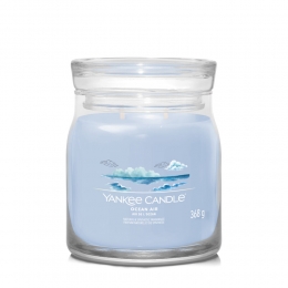 YankeeCandleGeurkaarsMediumJarOceanAirSignature368gr