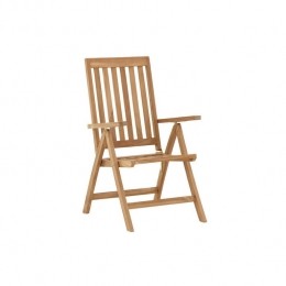 RebellenclubCremaVerstelbareTuinstoel-NaturelHout