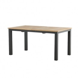 NestoutdoorArvinUitschuifbareTuintafelmetTeakhoutenBlad