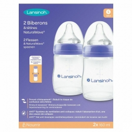 LansinohZuigflesNaturalWave2x160ml