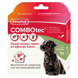 BeapharCombotecAntiTeken-enVlooiendruppelsHond20-40kg2pipetten