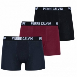 PIERRECALVINIHipsterHerenBoxershort3-pakDonker6130-3-D