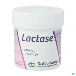 DebaPharmaLactase5000FCC100PlantaardigeCapsules
