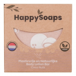 HappySoapsBodyLotionBarCocoNuts65gr