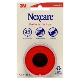 Nexcare3mTextileFlexibeleTape42mx25mmNt04-2