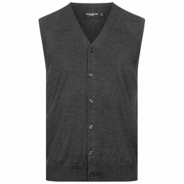 RUSSELLHerenCardiganVest0R719M0-Houtskool-Mergel