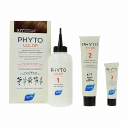 PhytocolorPermanenteHaarkleuring677MarronClairCappucinoIntenseenNatuurlijkeKleur