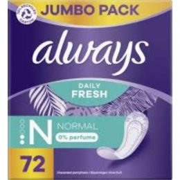 AlwaysDailyFreshInlegkruisjesNormal72stuks