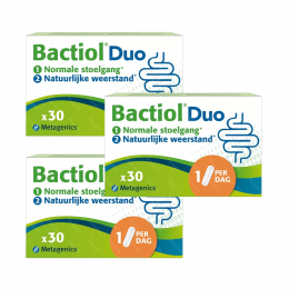 MetagenicsBactiolDuoNormaleStoelgangenWeerstand3x30CapsulesPromopakket