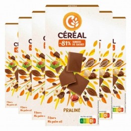 6xCralChocoladetabletPraline100gr