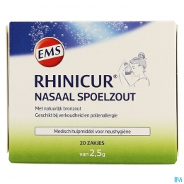 RhinicurNasaalSpoelzoutZakje20x25g