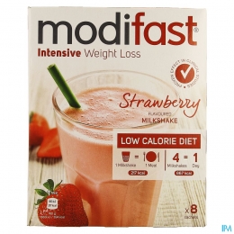 ModifastIntensiveStrawberryFlavmilkshake8x55g