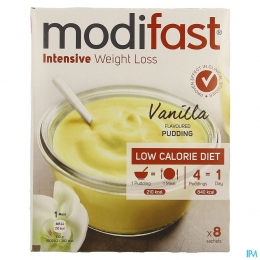 ModifastIntensiveVanillaFlavouredPudding8x55g