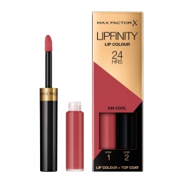 2xMaxFactorLipfinityLiquidLipstick030Cool23ml