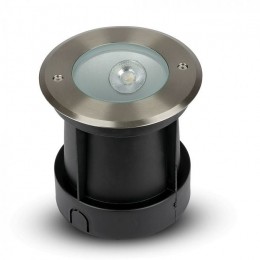 Setvan6grondspotsRVSrond8Watt4000KOblique20IP67waterdicht2jaargarantieGrondspotbuiten230V