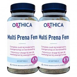 GratisVerzending2xOrthicaMultiPrenaFem60softgels