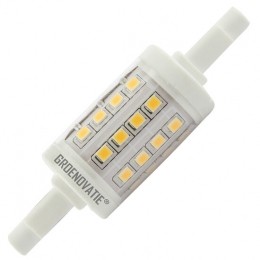 R7SLEDLamp5WWarmWit78mm360Dimbaar