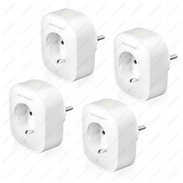 4xSlimmestekker-WiFiBluetooth-Extraplat-CompatibelmetAmazonAlexaGoogleHome-Wit-16asmartplug-InclEnergiemeter