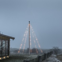 LEDVlaggenmastverlichting-500LEDs-Frosted-Amber2200K-8meter-Kerstverlichting