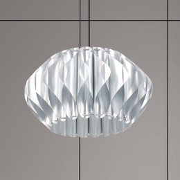 LuminexHanglampSerenitymetkunststofkapzilver