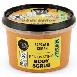 3xOrganicShopBodyScrubPapaya250ml
