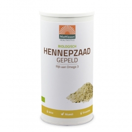 MattissonHennepzaadGepeldBiologisch800gr