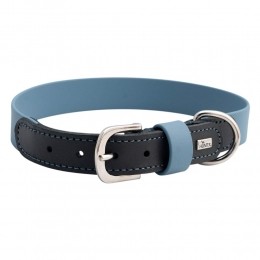 HUNTERHondenhalsbandWolmarrookblauwzwartMaat65