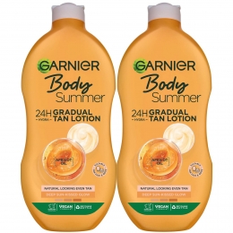 GarnierSummerBodyGradualDeepTanMoisturiserDuo