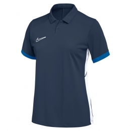 NikeAcademy25PoloDamesDonkerblauwBlauwWit