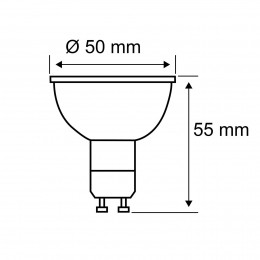 PaulmannLEDreflectorlampGU1043W2200K