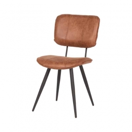 EetkamerstoelFonsleerCognac