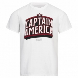 CaptainAmericaMarvelArchieveHerenT-shirtFCMTS060WHT