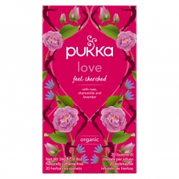 PukkaLoveBiologischeThee20Zakjes