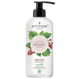 AttitudeSuperLeavesScienceNaturalHandSoap-RedWineLeaves