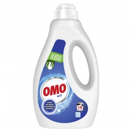 OMOVloeibaarWasmiddelWit19Wasbeurten950ml
