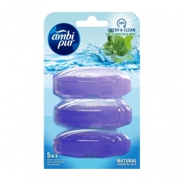2ehalveprijsAmbiPurToiletblokNavullingFrisWaterenMint3stuk