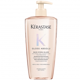 KrastaseGlossAbsoluRefillableShampoowithGlycolicAcidHyaluronicAcidandWildRoseinOil500ml