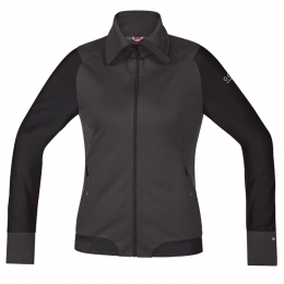 GOREWEARdameswindjackPowerTrailbruin-zwartdameswindjackMaat36Fiets