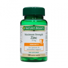 GratisVerzending2xNaturesBountyZink25mg100tabletten