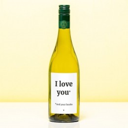 WijnflesIloveyouandyourboobs-WitSauvignonBlanc
