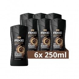 6xAxe3-in-1DouchegelDarkTemptation250ml