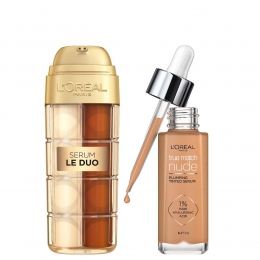 LOralParisAgePerfectSerumLeDuo30mlTrueMatchTintedSerum30mlBundleVariousShades-7Tan