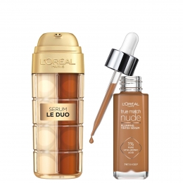 LOralParisAgePerfectSerumLeDuo30mlTrueMatchTintedSerum30mlBundleVariousShades-7-8TanDeep