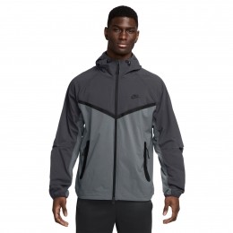 NikeTechSportswearWindrunnerJackDonkergrijsGrijsZwart