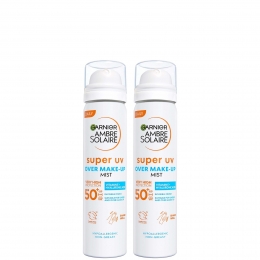 GarnierAmbreSolaireOverMakeupSuperUVProtectionMistSPF5075mlDuo