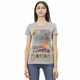 TRUSSARDIActionDamesT-shirtGrijs2BT10012