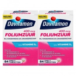 2xDavitamonFoliumzuur84smelttabletten