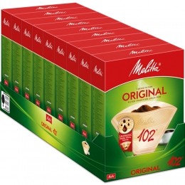 9xMelittaFilters102Bruin80stuks