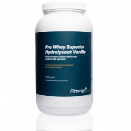 FittergySupplementsProWheySuperiorHydrolysateVanille1000gr