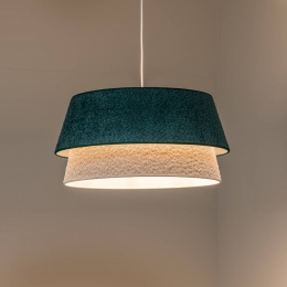 EulunaHanglampBoucle50cmgroenecru